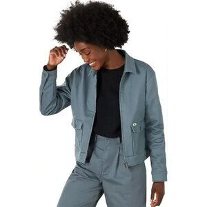 Lee Vintage Chetopa Twill Blue Service Utility Jacket Womens Size Large NWT